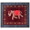 Graceful Hand Made Painting of Elephant on Velvate